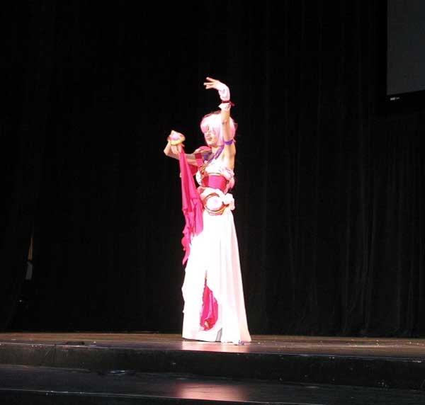 Image 26: Performing at the Masquerade event